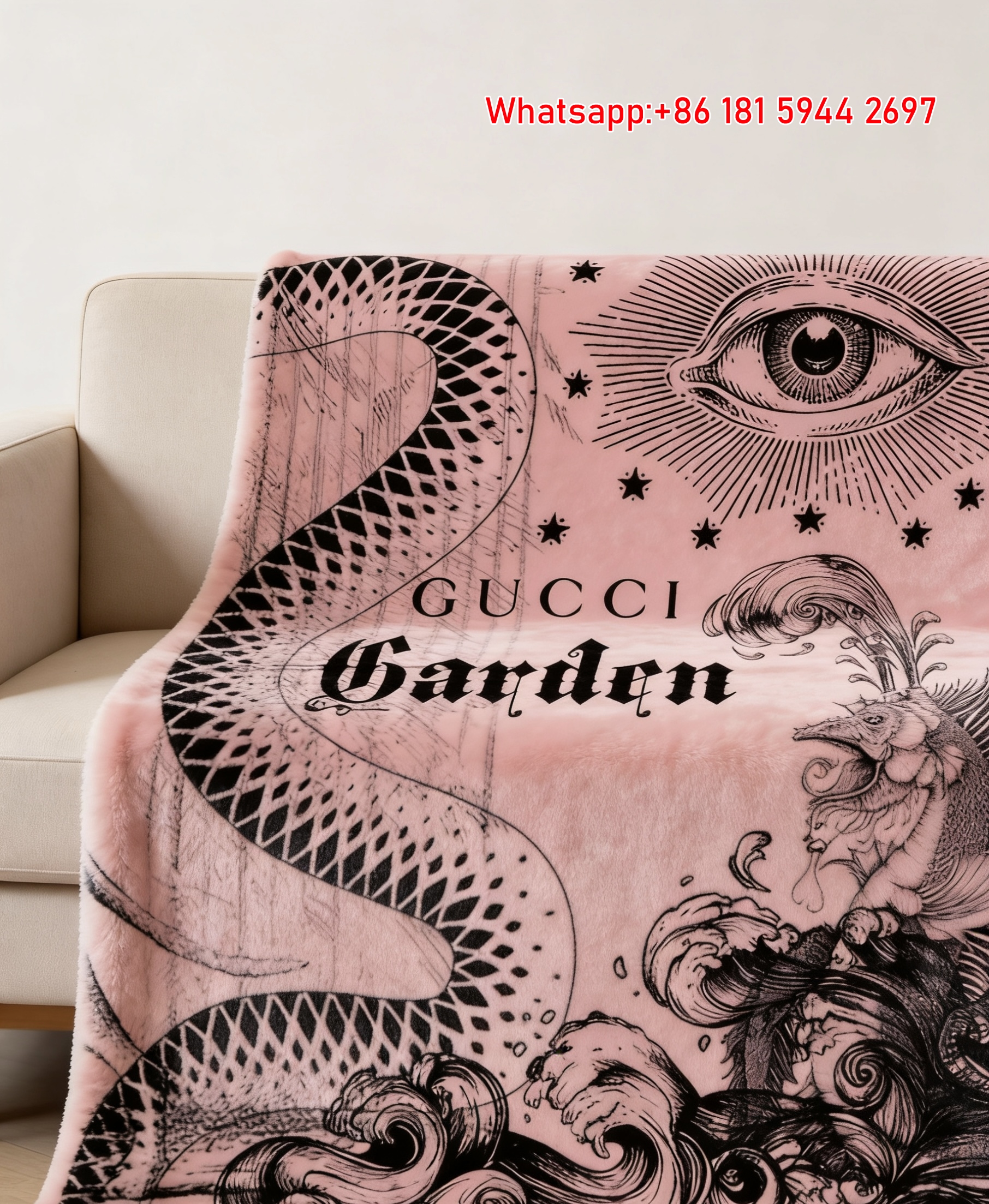 Gucci Garden Mystique Throw Blankets IMG_2957
